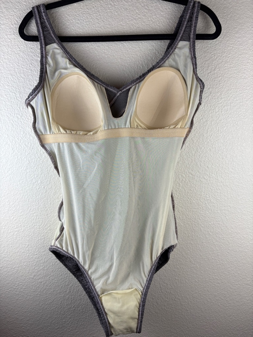 Krinkle By Penbrooke Chlorine Resistant Mock Surplice One Piece Swimsuit Medium - Picture 5 of 9
